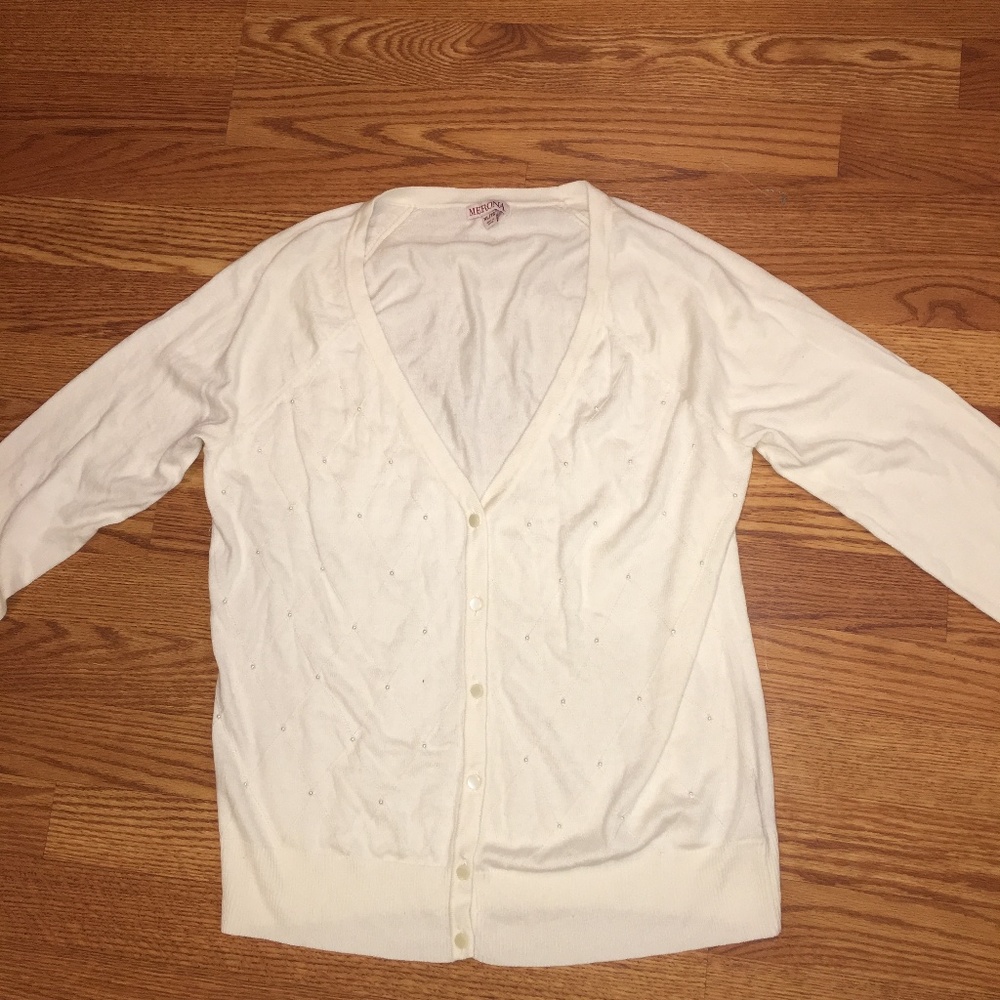 White Cardigan